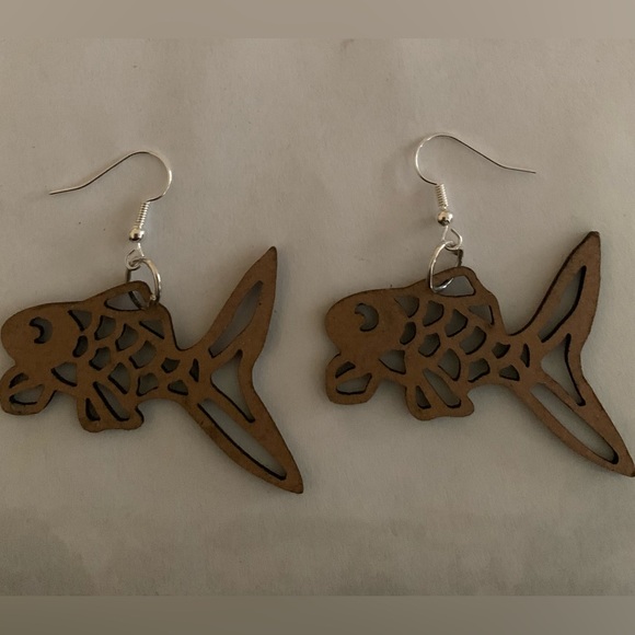 Earrings. Koi/Goldfish Earrings - Picture 2 of 2
